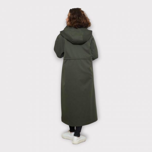 ABBIE TRENCH LONG À CAPUCHE