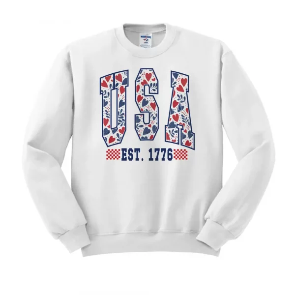 MAME SWEAT-SHIRT À COL ROND FLORAL USA