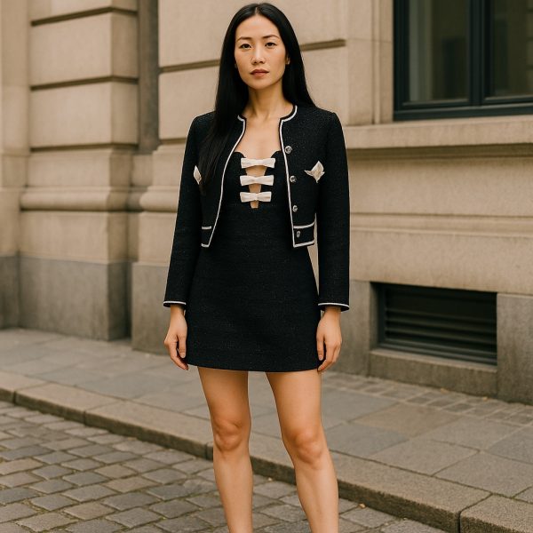 LUCIA ENSEMBLE TWEED ELLE