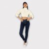 LUCIE JEAN PUSH UP TAILLE HAUTE STRETCH SLIM
