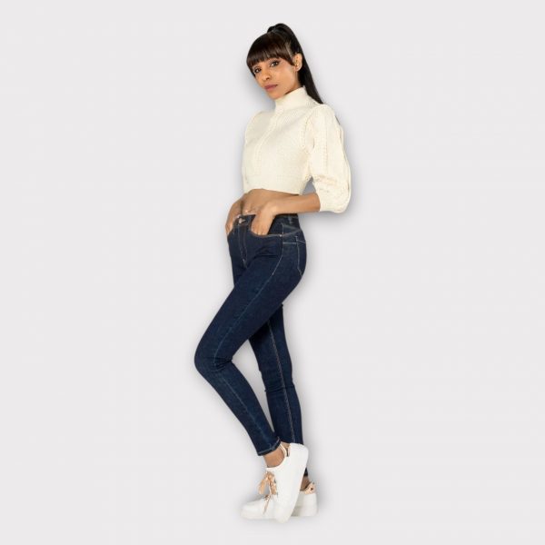 LUCIE JEAN PUSH UP TAILLE HAUTE STRETCH SLIM