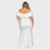 MARCHE ROBE LONGUE À PAILLETTES À ÉPAULES DÉNUDÉES
