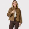PAOLA MANTEAU COURT EN LAINE