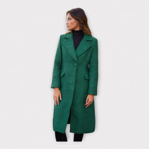 STELLA MANTEAU CINTRÉ IMPRIMÉ ZÈBRE