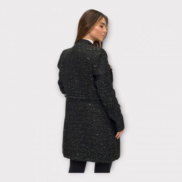 VICTORIA MANTEAU LONG VIVIENNE TWEED