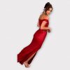 VIRGINE ROBE LONGUE À PAILLETTES À ÉPAULES DÉNUDÉES