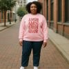 SARA SWEAT-SHIRT RAS DU COUP ROSE AMOR