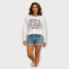 MAME SWEAT-SHIRT À COL ROND FLORAL USA