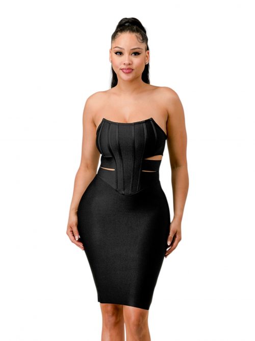 SALOMÉ SALOMÉ ROBE CORSET BANDAGE